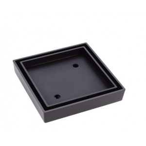 Square Tile Bed Floor Waste, 80mm Outlet